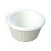 Ramekin Melamine Fluted White 1oz