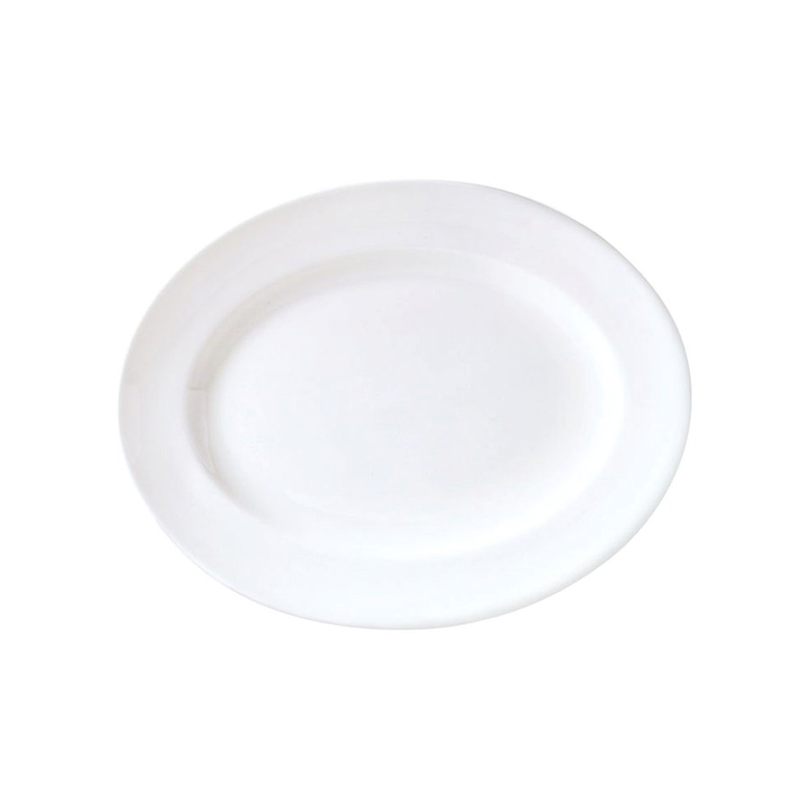 Monaco Vogue Plate Oval White 28cm 1 Monaco Vogue Plate Oval White 28cm