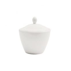 Simplicity Harmony Sugar Bowl Covered White