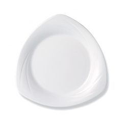 Alvo Triangular Plate White 25.5cm
