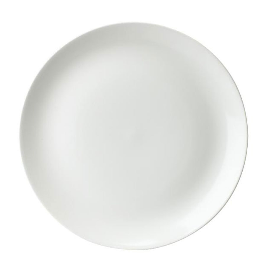 Evolve Coupe Plate Round White 21 Evolve Coupe Plate Round White 21.7cm
