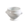 Classic Lions Head Soup Bowl White Covered 45cl