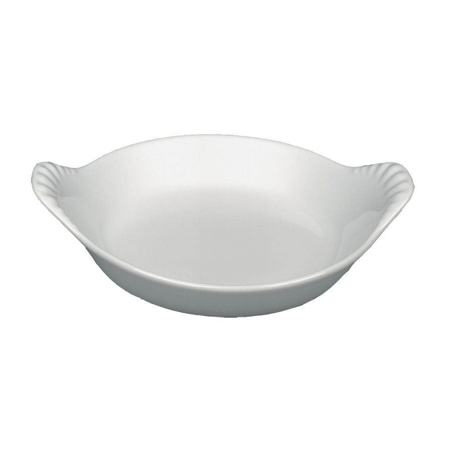 Classic Round Eared Dish White 35cl 18cm 1 Classic Round Eared Dish White 35cl 18cm