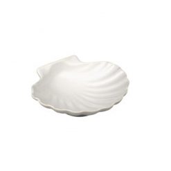 Classic Scallop Shell Dish Scallop White 2cl
