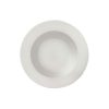 Glacier Rimmed Pasta / Soup Bowl - White 24cm