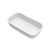 White Ceramic Baking Dish GN1/3 65mm size.