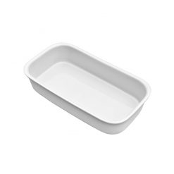 White Ceramic Baking Dish GN1/3 65mm size.