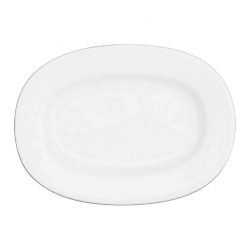 Alchemy White Plate Oval 34cm