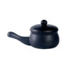 Ceraflame Handled Pan With Lid Black Round 11cm