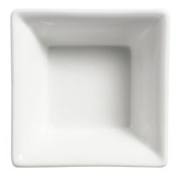 Orientix Square Sauce Dish - White 7.2 x 7.2cm