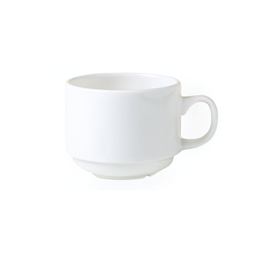 Monaco Cup White Stackable 21 Monaco Cup White Stackable 21.25cl