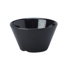 X Squared Dipper Pot Round Black 9cl