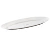 Fish Plate Oval White 58.5cm