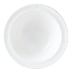 Bianco Bowl Stone Rim White 13.5cm