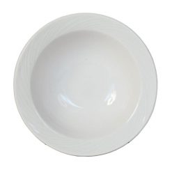 Spyro Bowl Stone Rim White 13.5cm