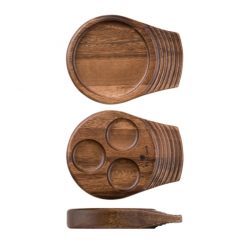 Bit On The Side Tray Oblong Brown 18 x 14cm