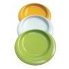 Dignity Plate Raised Lip Yellow 23cm Ceramic