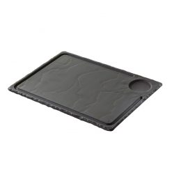 Basalt Tray Steak Rectangular Slate Effect 33cm