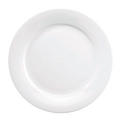 Menu Plate Mid Rim White 20.3cm