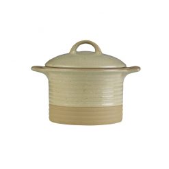 Igneous Casserole Dish Brown Stackable 56.8cl