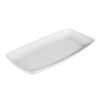 X Squared Plate Rectangular White 18.5 x 35cm