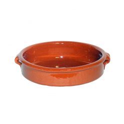 Terracotta Brown Dish 20cm