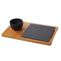 Basalt Bowl Slate Effect 8cl 10cm