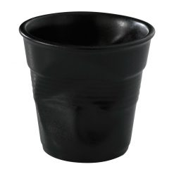 Froisse Tumbler Crumple Black 18cl