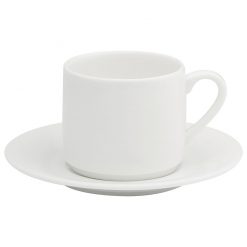 Glacier Espresso Cup Saucer For BE209 - White 11.5cm