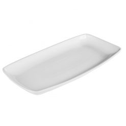 X Squared Plate Rectangular White 10.4 x 20cm