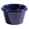 Plain Ramekin Cobalt Blue Melamine Round 6cl