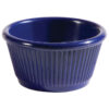 Fluted Ramekin Cobalt Blue Melamine Round 6cl