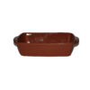 Emilio Rectangle Dish Brown Terracotta 32X22cm