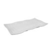 Wavy Platter White Melamine Oblong 42x24x4cm