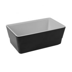 Black/White Melamine Crock 2.2L