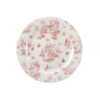 Vintage Prints Cranberry Toile Plate 30.5cm 12 inch