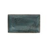 Steelite Craft Rectangular Three Plate Blue