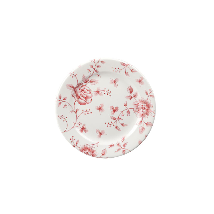 Vintage Cranberry Rose Chintz Plate 16 Vintage Cranberry Rose Chintz Plate 16.5cm