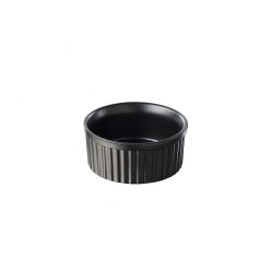 French Black Ramekin 9.4 x 4.3cm 17cl