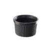 French Black Ramekin 8.2 x 5.2cm 16cl