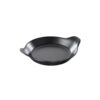 French Black Round Eared Dish 15cm 20cl