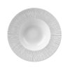 Bamboo Wide Rim Bowl White 9.5 inch 24.1cm