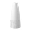 Bamboo Budvase White 4.88 inch 12.4cm