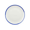 Retro Blue Coupe Plate 10.25 inch 26cm