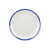 Retro Blue Coupe Plate 8.6 inch 21.8cm