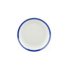Retro Blue Coupe Plate 6.5 inch 16.5cm