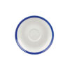 Retro Blue Small Coupe Saucer 4.75 inch 12.1cm
