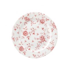 Vintage Print Cranberry Rose Chintz Plate 27.6cm