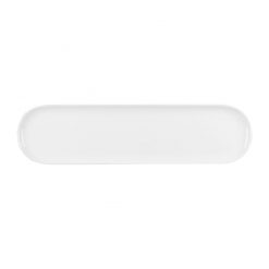 Moonstone Oval Buffet Tray 58 x 15 x 3cm White