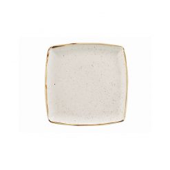 Stonecast White Deep Square Plate 10.25 inch